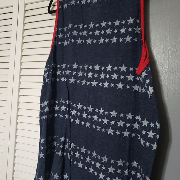 Mens Faded Glory American Flag Tank 2XL - Picture 3 of 5